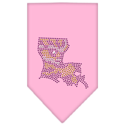 Louisiana Rhinestone Bandana Light Pink Small